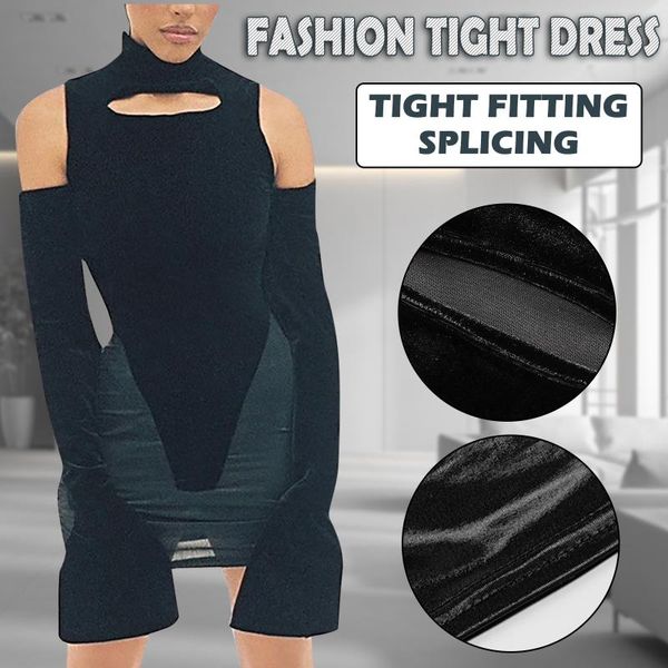 women's dress fashion solid strap slim package hip sling long sleeve dress sheath strapless o-neck femme robe vestidos, Black;gray
women's dress fashion solid strap slim package hip sling long sleeve dress sheath strapless o-neck femme robe vestidos, Black;gray