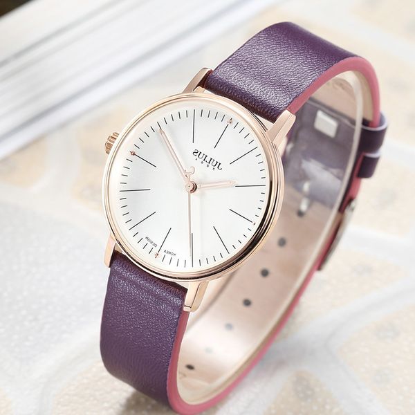 thin julius lady women's watch japan quartz hours fashion dress bracelet leather girl birthday lovers valentine gift 814, Slivery;brown
thin julius lady women's watch japan quartz hours fashion dress bracelet leather girl birthday lovers valentine gift 814, Slivery;brown