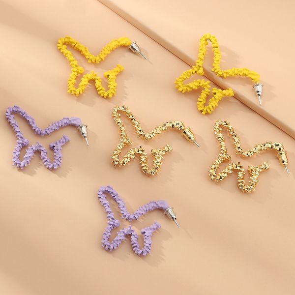 ez2921 jewelry new style konjac purple simple hollow and butterfly earrings, Silver
ez2921 jewelry new style konjac purple simple hollow and butterfly earrings, Silver