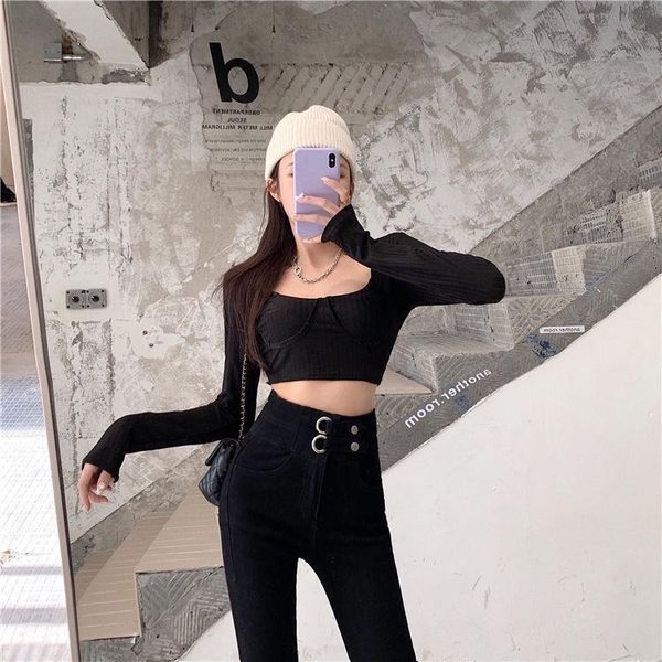 women's jeans woman pants black high waist elastic tight skinny pantalones vaqueros mujer, Blue
women's jeans woman pants black high waist elastic tight skinny pantalones vaqueros mujer, Blue