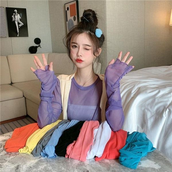 women's t-shirt ruoru harajuku women t shirt see through transparent cute mesh long sleeve sheer slim ladies, White
women's t-shirt ruoru harajuku women t shirt see through transparent cute mesh long sleeve sheer slim ladies, White