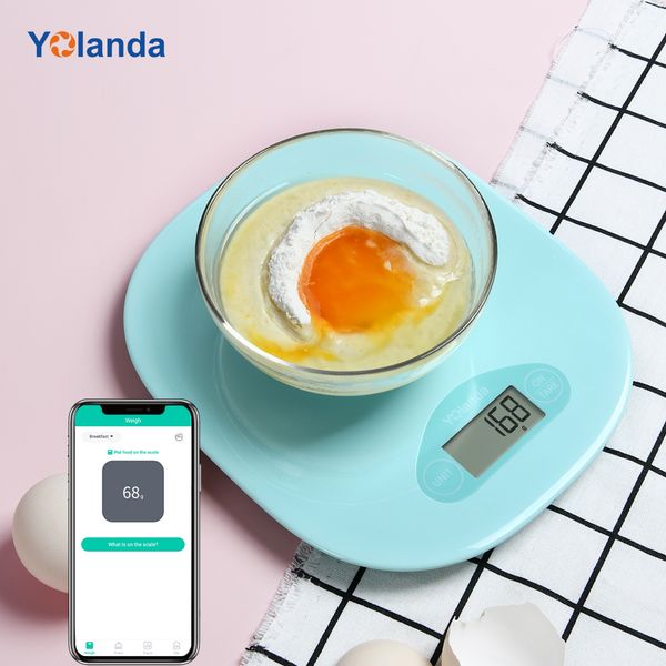 yolanda smart kitchen weight scale food weighing measurement 5kg nutrition scale bluetooth app weighing record diary tracking
yolanda smart kitchen weight scale food weighing measurement 5kg nutrition scale bluetooth app weighing record diary tracking