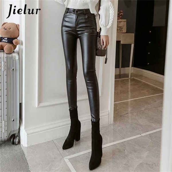 jielur pu faux leather leggings women skinny silver red black pants female lady s-3xl thin/fleece pencil leggins bubble butt 211218
jielur pu faux leather leggings women skinny silver red black pants female lady s-3xl thin/fleece pencil leggins bubble butt 211218