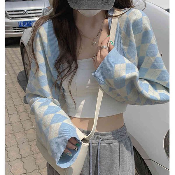 women's sweaters white water blue diamond mesh cardigan female fall loose lazy design long sleeve woman's jacket 2538, White;black
women's sweaters white water blue diamond mesh cardigan female fall loose lazy design long sleeve woman's jacket 2538, White;black