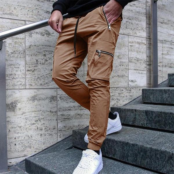 men's pants 2021 spring summer casual men fashion zipper pockets cargo trousers mens mid waist drawstring pencil streetwear 3xl, Black
men's pants 2021 spring summer casual men fashion zipper pockets cargo trousers mens mid waist drawstring pencil streetwear 3xl, Black