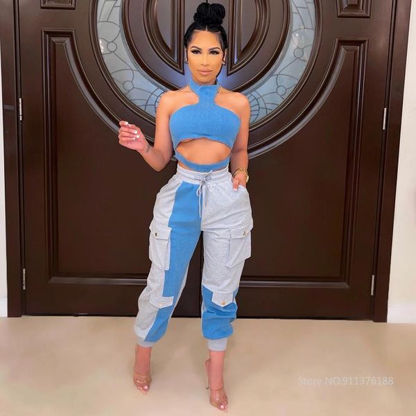 women's two piece pants casual active set women fashion color block spliced backless crop high waist jogger sweatpant workout sweatsuit, White
women's two piece pants casual active set women fashion color block spliced backless crop high waist jogger sweatpant workout sweatsuit, White