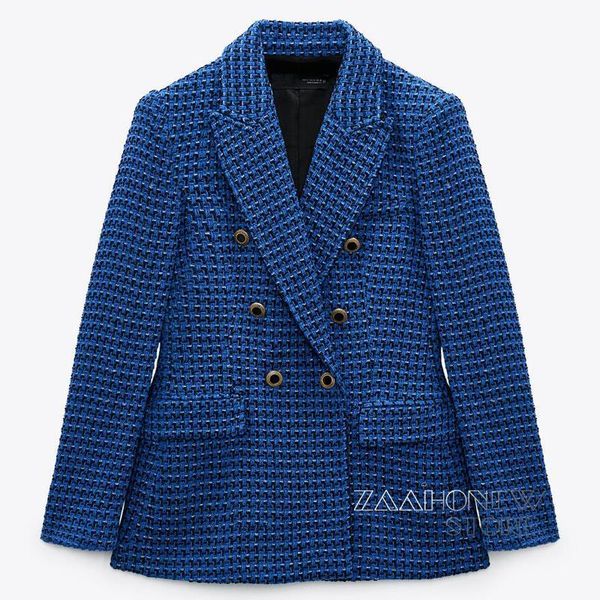 women's suits & blazers zaaho spring autumn women fashion casual plaid tweed long sleeve single breasted jacket office blazer female, White;black
women's suits & blazers zaaho spring autumn women fashion casual plaid tweed long sleeve single breasted jacket office blazer female, White;black