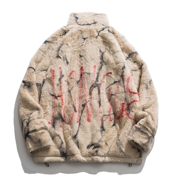 New Padded 2021 Parka Hip Hop Jackets Men Streetwear Tie-dye Embroidery Thick Jacket Winter Harajuku Sherpa Coat Warm Outwear O8NA, Black
New Padded 2021 Parka Hip Hop Jackets Men Streetwear Tie-dye Embroidery Thick Jacket Winter Harajuku Sherpa Coat Warm Outwear O8NA, Black
