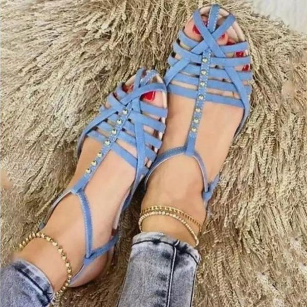 sandals 2021 summer women's fashion thin band flat rivet decoration soft bottom comfortable elegant versatile 6kf206, Black
sandals 2021 summer women's fashion thin band flat rivet decoration soft bottom comfortable elegant versatile 6kf206, Black