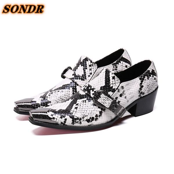 dress shoes loafers mens buckle strap wedding suit genuine leather snake skin pointed toe loafer high heels formal men, Black
dress shoes loafers mens buckle strap wedding suit genuine leather snake skin pointed toe loafer high heels formal men, Black