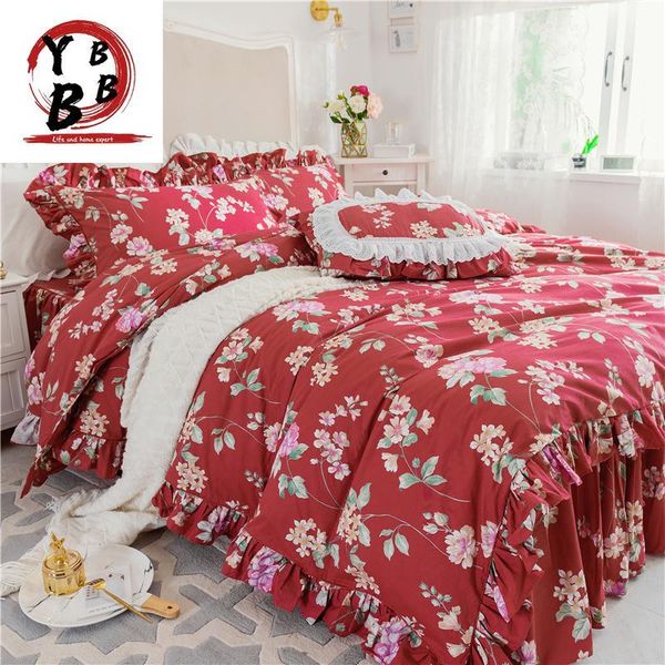 bedding sets luxury cotton flowers set twin king size bed red duvet cover old furniture skirt pillowcase bedclothes
bedding sets luxury cotton flowers set twin king size bed red duvet cover old furniture skirt pillowcase bedclothes
