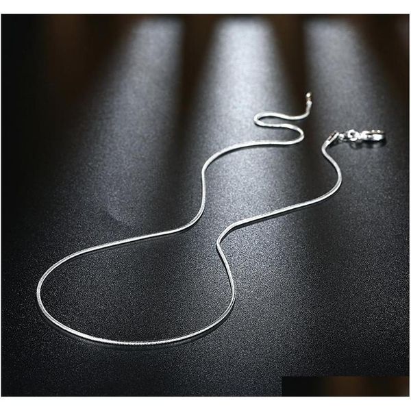 2022 new quality 925 sterling silver smooth snake chains necklace lobster clasps chain jewelry findings size 1 mm 16inch --- 24inch 1y0xv
2022 new quality 925 sterling silver smooth snake chains necklace lobster clasps chain jewelry findings size 1 mm 16inch --- 24inch 1y0xv