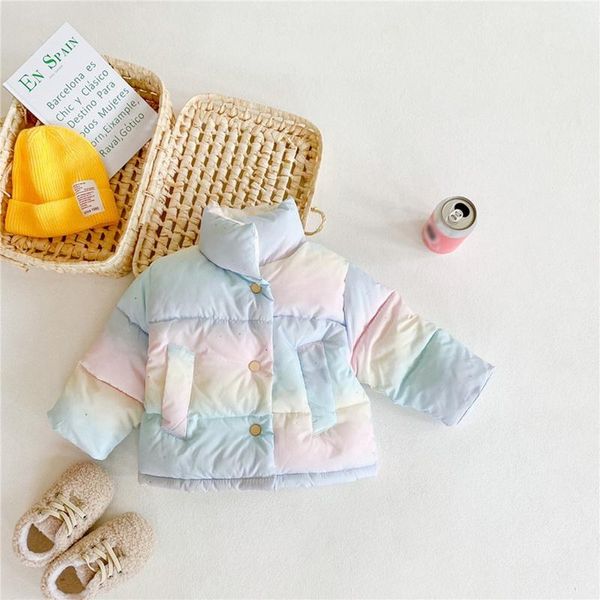 jackets 2-10t winter girl down coat kid baby girls lightweight parka puffer padded jacket zipper rainbow gradient color infant outerwear, Blue;gray
jackets 2-10t winter girl down coat kid baby girls lightweight parka puffer padded jacket zipper rainbow gradient color infant outerwear, Blue;gray