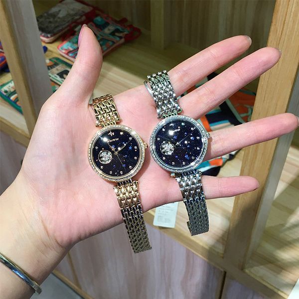2020 davena automatic mechanical woman starry sky lady diamond scale clock female hollow watches waterproof, Slivery;brown
2020 davena automatic mechanical woman starry sky lady diamond scale clock female hollow watches waterproof, Slivery;brown