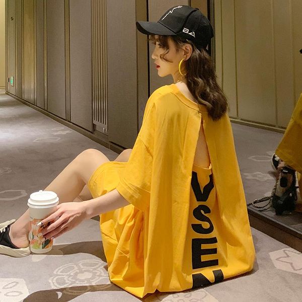 women's t-shirt gonegoing 2021 plus size women backless casual tshirt letter print cotton short sleeve fashion t shirts 0725, White
women's t-shirt gonegoing 2021 plus size women backless casual tshirt letter print cotton short sleeve fashion t shirts 0725, White