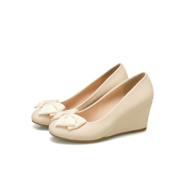 dress shoes 2021 ladies spring autumn wedges pumps for women high heels synthetic leather bowknot beige round toe shallow, Black
dress shoes 2021 ladies spring autumn wedges pumps for women high heels synthetic leather bowknot beige round toe shallow, Black