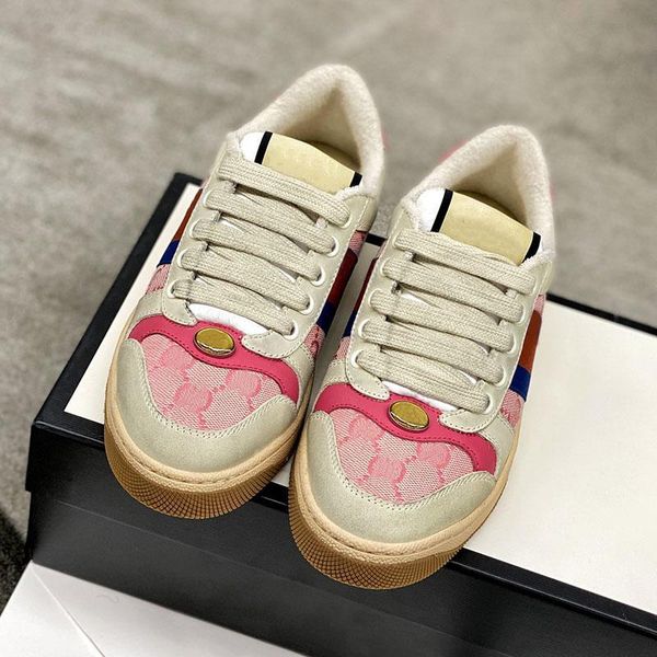 luxurys designers casual shoes italy low-sneakers vintage bee screener genuine leather women cowskin sport trainers dirty flat heel shoe qua, Black
luxurys designers casual shoes italy low-sneakers vintage bee screener genuine leather women cowskin sport trainers dirty flat heel shoe qua, Black