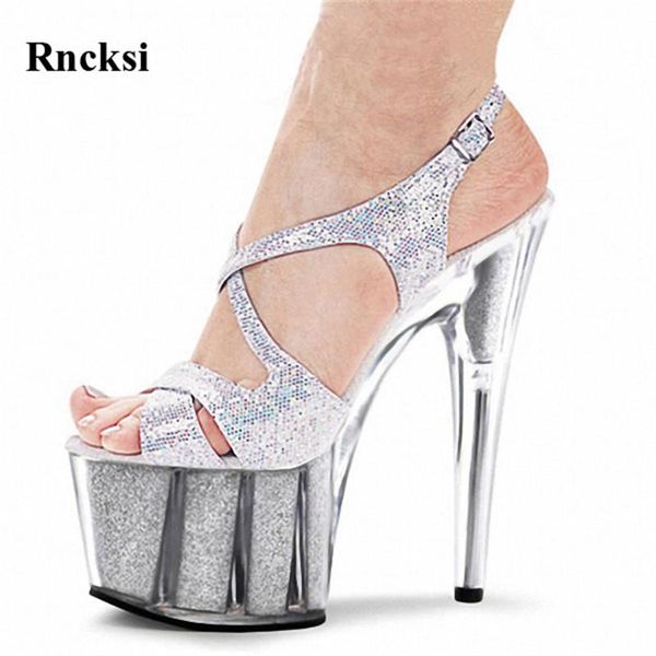 sandals rncksi silver straps women spring fashion high-heeled 15 cm high heels wedding with platform pole dance, Black
sandals rncksi silver straps women spring fashion high-heeled 15 cm high heels wedding with platform pole dance, Black