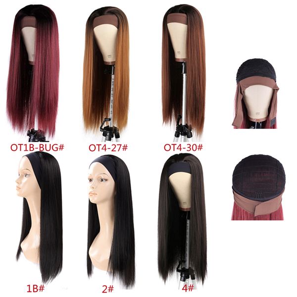 long straight headband wigs heat resistant synthetic hair wig 24inches machine made wig for women cosplay daily wig fashion iconfactory dire, Black
long straight headband wigs heat resistant synthetic hair wig 24inches machine made wig for women cosplay daily wig fashion iconfactory dire, Black