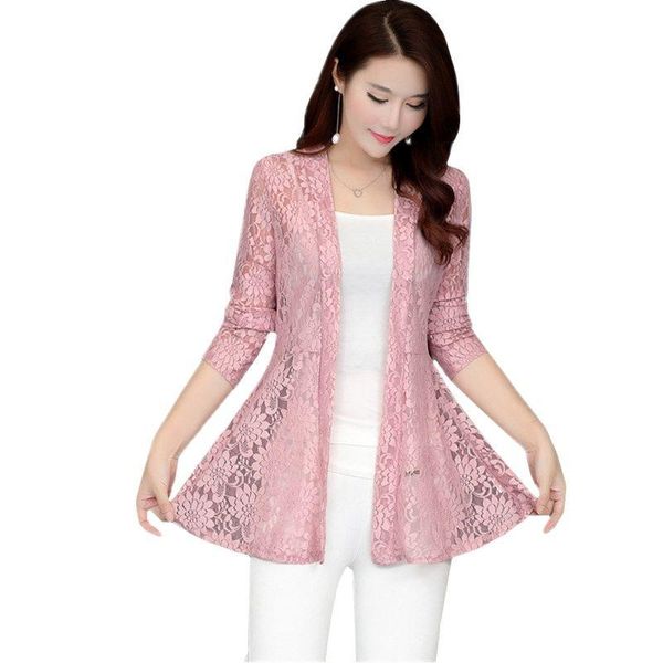 women's jackets long women lace coat cardigan summer plus size pink net yarn hollow out sun clothes shawl coats elegant black jacket 5x, Black;brown
women's jackets long women lace coat cardigan summer plus size pink net yarn hollow out sun clothes shawl coats elegant black jacket 5x, Black;brown