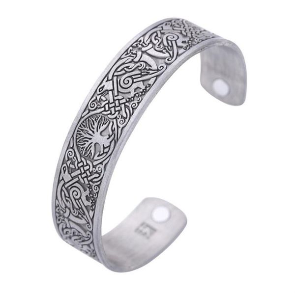 bangle romantic viking bracelet endless love knot tree of life bird cuffs men and women open jewelry, Black
bangle romantic viking bracelet endless love knot tree of life bird cuffs men and women open jewelry, Black