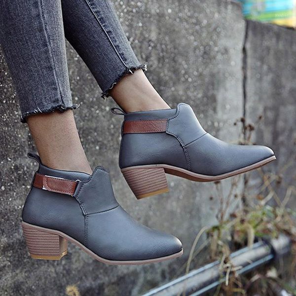 women autumn ankle boots woman elegant pointed toe shoes female ladies high heels buckle casual retro footwear fashion1, Black
women autumn ankle boots woman elegant pointed toe shoes female ladies high heels buckle casual retro footwear fashion1, Black