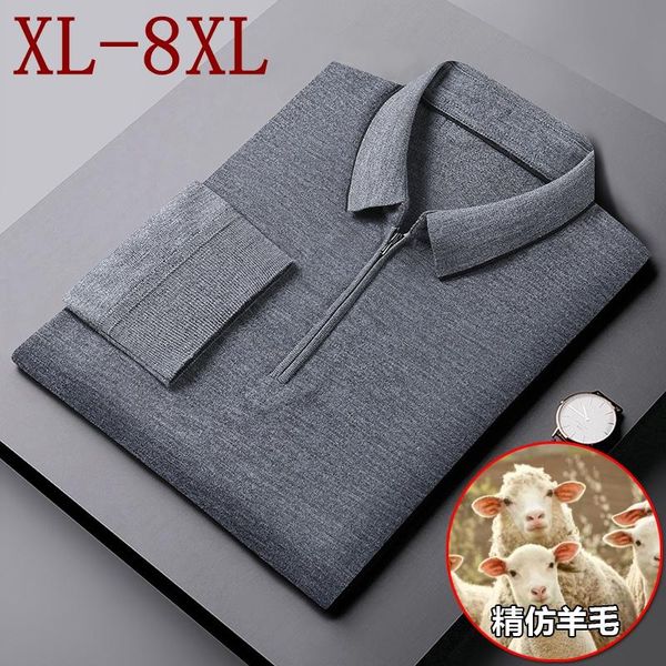 men's sweaters 8xl 7xl 6xl 2021 winter 100% wool sweater men knitwear thick warm mens pullovers casual pull homme, White;black
men's sweaters 8xl 7xl 6xl 2021 winter 100% wool sweater men knitwear thick warm mens pullovers casual pull homme, White;black
