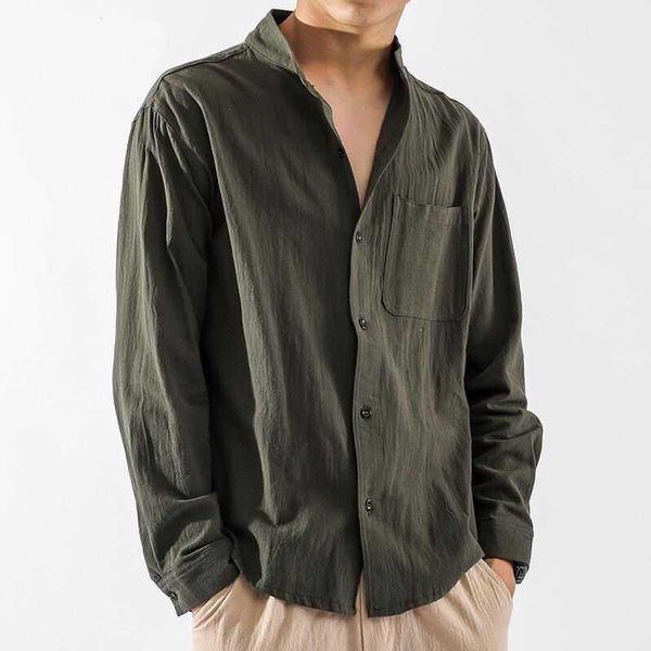 men's casual shirts linen shirt long-sleeved chinese style loose large size cotton solid home clothing, White;black
men's casual shirts linen shirt long-sleeved chinese style loose large size cotton solid home clothing, White;black