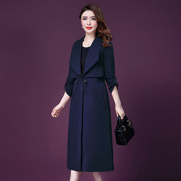 plus size 5xl slim korean fashion trench coat women spring autumn vintage elegant solid long windbreaker female cardigan outwear yf57, Tan;black
plus size 5xl slim korean fashion trench coat women spring autumn vintage elegant solid long windbreaker female cardigan outwear yf57, Tan;black