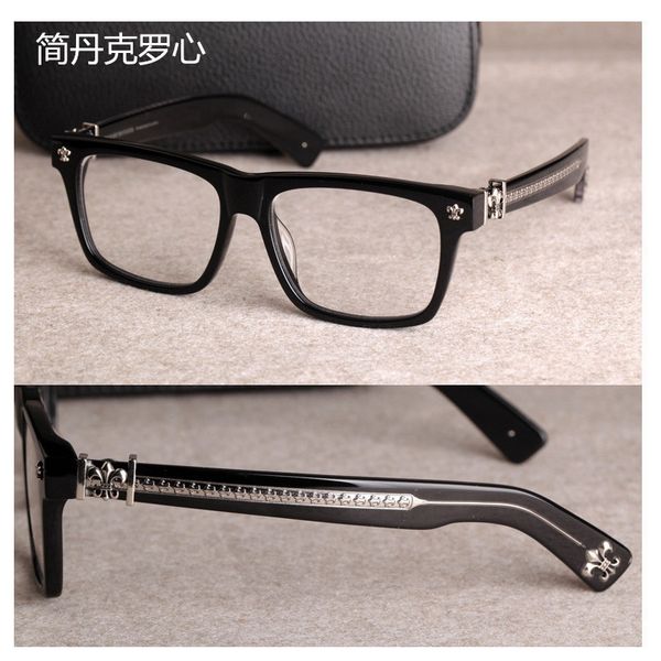 designer sunglasses black men's glasses face black women's flat lens large frame can matched with myopia 189s, White;black
designer sunglasses black men's glasses face black women's flat lens large frame can matched with myopia 189s, White;black