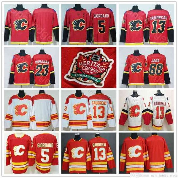96 2019-2020 heritage classic calgary flames 40th anniversary 5 mark giordano 13 johnny gaudreau 23 sean monahan 68 jaromir jagr hockey jers, Black
96 2019-2020 heritage classic calgary flames 40th anniversary 5 mark giordano 13 johnny gaudreau 23 sean monahan 68 jaromir jagr hockey jers, Black