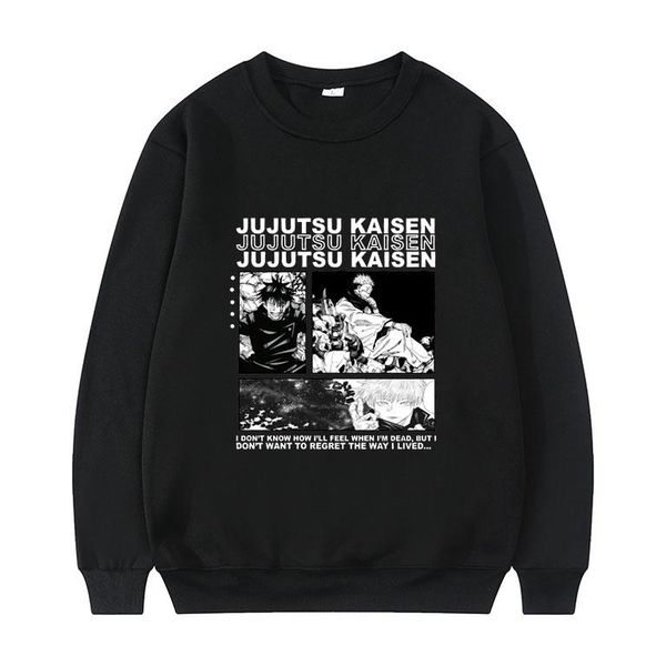men's hoodies & sweatshirts jujutsu kaisen print sweatshirt fushiguro megumi and gojo satoru ryomen sukuna character clothes japan mang, Black
men's hoodies & sweatshirts jujutsu kaisen print sweatshirt fushiguro megumi and gojo satoru ryomen sukuna character clothes japan mang, Black