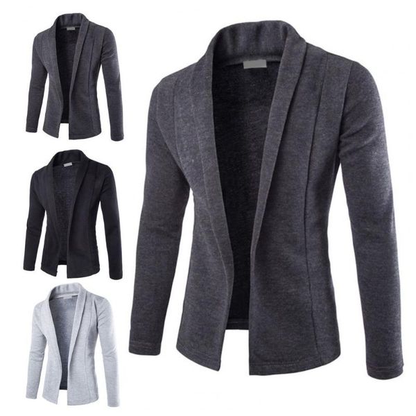 men's jackets fashion slim bomber jacket men overcoat coat stylish lapel cardigan business solid color for streetwear, Black;brown
men's jackets fashion slim bomber jacket men overcoat coat stylish lapel cardigan business solid color for streetwear, Black;brown