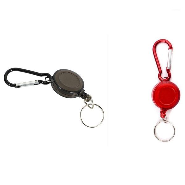 2x badge holder winder keychain retractable carabiner belt clip id card holder-black & red cords, slings and webbing1
2x badge holder winder keychain retractable carabiner belt clip id card holder-black & red cords, slings and webbing1