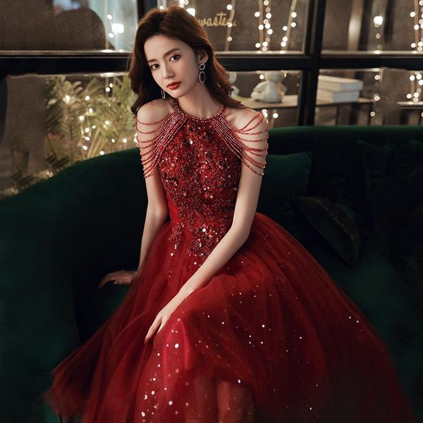 ethnic clothing charming bride wedding dress exquisite beads evening party elegant a-line prom gowns temperament banquet maxi, Red
ethnic clothing charming bride wedding dress exquisite beads evening party elegant a-line prom gowns temperament banquet maxi, Red