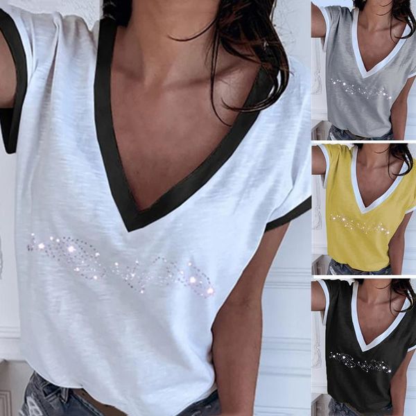 women's t-shirt white women summer t shirt casual v-neck tshirt plus size short sleeve ladies clothings tee shirts
women's t-shirt white women summer t shirt casual v-neck tshirt plus size short sleeve ladies clothings tee shirts