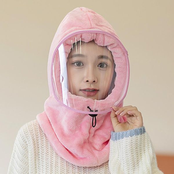 berets thicken winter cycling windproof hat female neck protection scarf and ear warm cap with protective mask for adult, Blue;gray
berets thicken winter cycling windproof hat female neck protection scarf and ear warm cap with protective mask for adult, Blue;gray