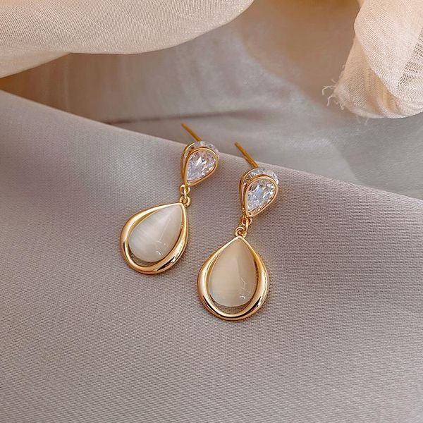 dangle & chandelier high-quality opal drop earrings 2021 trendy feminine net red exquisite elegant fashion stud prevent allergy, Silver
dangle & chandelier high-quality opal drop earrings 2021 trendy feminine net red exquisite elegant fashion stud prevent allergy, Silver