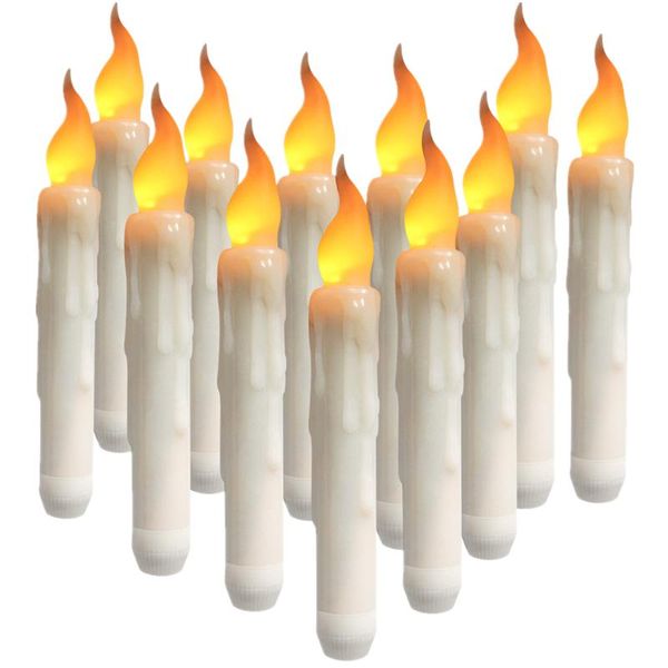 166mm led taper candles flickering flameless battery operated votice candles led handheld lights for church wedding
166mm led taper candles flickering flameless battery operated votice candles led handheld lights for church wedding