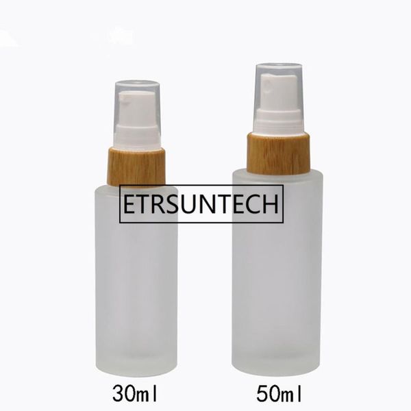 storage bottles & jars 50ml frost glass bottle with wood lotion bamboo spray nozzle cosmetic essence toner packaging f1430
storage bottles & jars 50ml frost glass bottle with wood lotion bamboo spray nozzle cosmetic essence toner packaging f1430