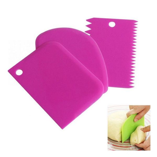 baking & pastry tools 3pcs plastic dough icing fondant scraper cake decorating plain smooth jagged edge spatulas cutters tool
baking & pastry tools 3pcs plastic dough icing fondant scraper cake decorating plain smooth jagged edge spatulas cutters tool