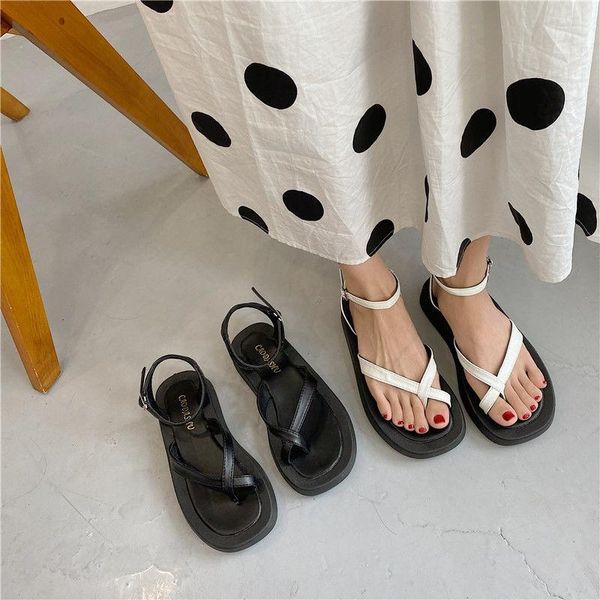 sandals 2021 retro roman summer woman gladiator platform for women buckle muffin thick bottom soft white, Black
sandals 2021 retro roman summer woman gladiator platform for women buckle muffin thick bottom soft white, Black