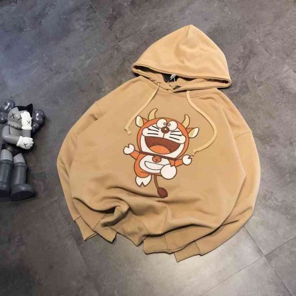 2022 factory wholesale new model gu hooded sweater spring autumn horn jingle embroidery loose men's and women's same style, Black
2022 factory wholesale new model gu hooded sweater spring autumn horn jingle embroidery loose men's and women's same style, Black