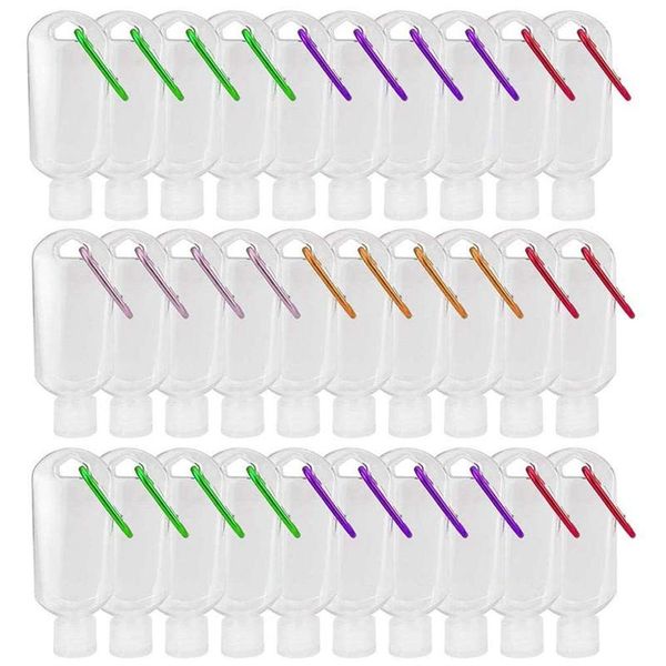 50ml refillable bottles travel containers empty plastic bottles with hook carabiner 30pcs
50ml refillable bottles travel containers empty plastic bottles with hook carabiner 30pcs