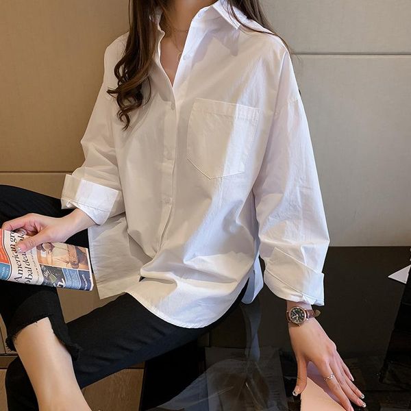 women's blouses & shirts spring blouse women white shirt female long sleeve casual turn-down collar loose plus size blusas mujer de mod
women's blouses & shirts spring blouse women white shirt female long sleeve casual turn-down collar loose plus size blusas mujer de mod