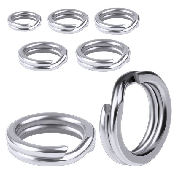 white black nickel stainless steel flattening double loop sub bait connecting ring fishing gear accessories fish bait
white black nickel stainless steel flattening double loop sub bait connecting ring fishing gear accessories fish bait