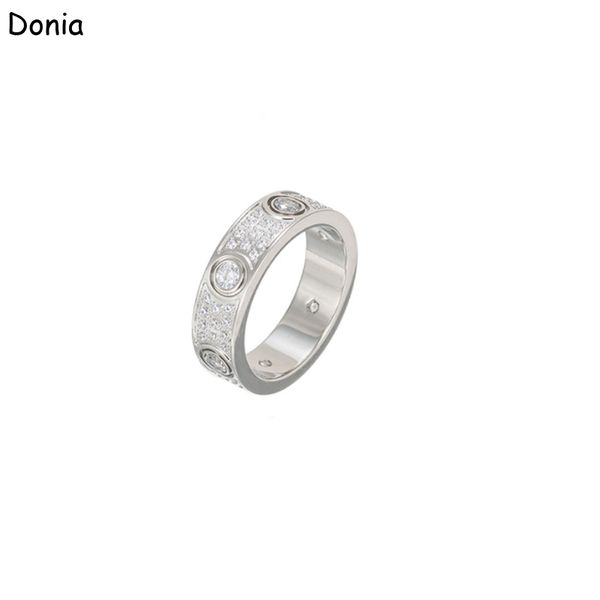 donia jewelry luxury ring exaggerated european and american fashion starry titanium micro-inlaid zircon creative designer gifts, Silver
donia jewelry luxury ring exaggerated european and american fashion starry titanium micro-inlaid zircon creative designer gifts, Silver