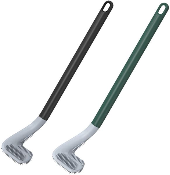 long handled toilet brush bendable with golf brushes for bathroom golfs toilets brushs silicone head no dead corner toiletes bowl brushing
long handled toilet brush bendable with golf brushes for bathroom golfs toilets brushs silicone head no dead corner toiletes bowl brushing