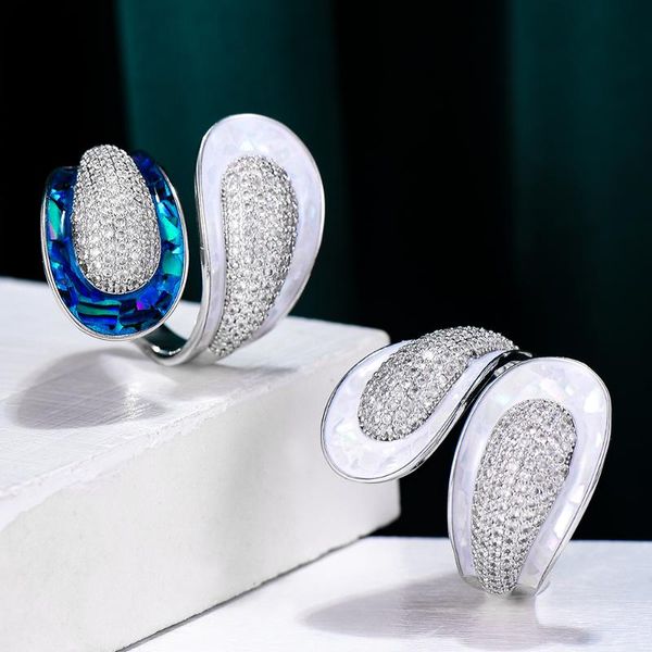 wedding rings godki luxury feather leaf statement with enamel cubic zirconia stones 2021 women engagement party jewelry high quality, Slivery;golden
wedding rings godki luxury feather leaf statement with enamel cubic zirconia stones 2021 women engagement party jewelry high quality, Slivery;golden