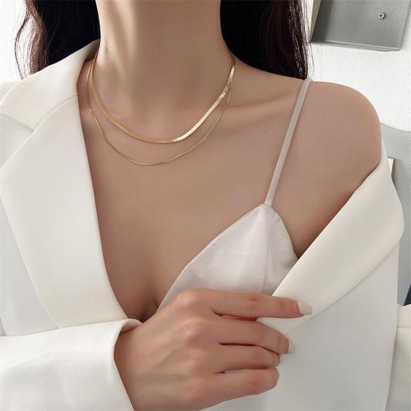 chains kpop women neck chain gold color choker necklaces thin on the minimalist pendant jewelry 2021 chocker collar for girl, Silver
chains kpop women neck chain gold color choker necklaces thin on the minimalist pendant jewelry 2021 chocker collar for girl, Silver